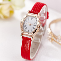Women Wrist Watch, PU Leather, with Glass & Tibetan Style, plated, adjustable & for woman, more colors for choice, nickel, lead & cadmium free, 21x24x8mm, Length:Approx 8.6 Inch, Sold By PC