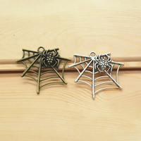 Zinc Alloy Animal Pendants Spider plated nickel lead & cadmium free Approx 1.5mm Sold By Lot
