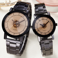 ユニセックス腕時計, ステンレス, とともに ガラス, メッキ, 異なるサイズの選択 & ライン石のある, 無色, ニッケル、鉛、カドミウムフリー, で販売される 約 7 インチ ストランド