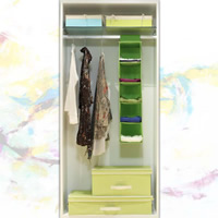Non-woven Fabrics Organizer, Rectangle, more colors for choice, 200x300x900mm, Sold By PC