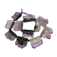 Natural Amethyst Beads February Birthstone 7- Approx 42mm Sold Per Approx 21 Inch Strand