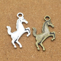 Tibetan Style Animal Pendants, Horse, plated, more colors for choice, nickel, lead & cadmium free, 22x35x2mm, Hole:Approx 1.5mm, 50PCs/Lot, Sold By Lot