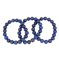 Bracelets de lapis-lazuli naturel, lapis lazuli naturel, normes différentes pour le choix, Vendu par Environ 6.5 pouce brin