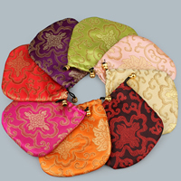 Jewelry Pouches Bags Satin with Nylon Cord mixed colors Sold By Lot