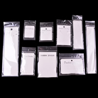 Jewelry Card, Paper, with OPP Bag, Rectangle, different styles for choice, 100Sets/Bag, Sold By Bag