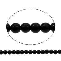 Fashion Glass Beads, Round, different size for choice, Hole:Approx 1mm, Sold Per Approx 16 Inch Strand