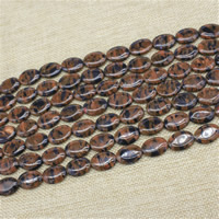 Goldstone Beads, Flat Round, 13x18mm, Length:Approx 15 Inch, 3Strands/Bag, Approx 20PCs/Strand, Sold By Bag