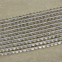 Naturlige klar kvarts perler, Clear Quartz, Runde, forskellig størrelse for valg, Solgt Per Ca. 15 inch Strand