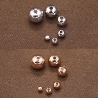 925 Sterling Silver Beads, plated, different size for choice, more colors for choice, nickel, lead & cadmium free, Sold By Bag