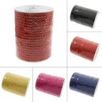 Cordon en nylon, avec bobine plastique, plus de couleurs à choisir, 5mm, Environ 20yardsyard/lot, Vendu par lot