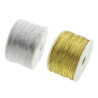 Cuerda de Nylon, Nylón, con carrete de plástico, más colores para la opción, 1.5mm, aproximado 100patiospatio/Grupo, Vendido por Grupo
