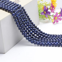 Natural Lapis Lazuli Beads Round Length Approx 15.5 Inch Approx Sold By Bag