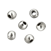 Tibetan Style Jewelry Beads, Drum, antique silver color plated, nickel, lead & cadmium free, 3x3.50x3.50mm, Hole:Approx 1.2mm, 800PCs/Lot, Sold By Lot