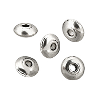 Tibetan Style Jewelry Beads, antique silver color plated, nickel, lead & cadmium free, 5x2mm, Hole:Approx 1mm, 1000PCs/Lot, Sold By Lot