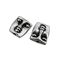 Zinc Alloy Jewelry Beads antique silver color plated nickel lead & cadmium free Approx 1.3mm Sold By Lot