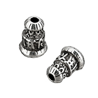 Buddha Beads, Tibetan Style, antique silver color plated, om mani padme hum, nickel, lead & cadmium free, 10x13.50x10mm, Hole:Approx 2.7mm, 50PCs/Lot, Sold By Lot