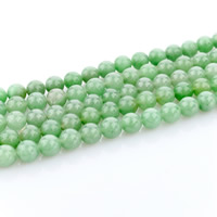 Perles aventurine, aventurine vert, Rond, naturel, normes différentes pour le choix, Trou:Environ 1mm, Vendu par Environ 15 pouce brin
