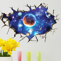 3D Wall Stickers, PVC Plastic, adhesive, nickel, lead & cadmium free, 885x584mm, Sold By PC