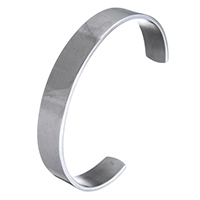 Stainless Steel Cuff Bangle Unisex original color Sold By PC