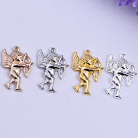 Character Zinc Alloy Pendants Angel plated lead & cadmium free Approx 1.5mm Sold By Bag