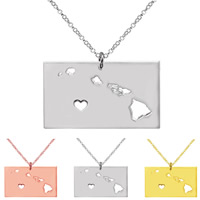Unisex ogrlica, Nehrđajući čelik, Karta, pozlaćen, bez spolne razlike & ovalni lanac, više boja za izbor, 450mm, Prodano Per Približno 17.5 inčni Strand