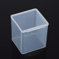Jewelry Beads Container, Polypropylene(PP), Rectangle, 55x52x58mm, Sold By PC