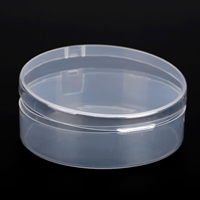 Jewelry Beads Container, Polypropylene(PP), Flat Round, 91x30x91mm, Inner Diameter:Approx 88x27mm, Sold By PC