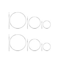 Серебро 925 пробы Серьги-кольца, Кольцевая форма, отличается упаковка стиль для выбора & разный размер для выбора, продается Пара