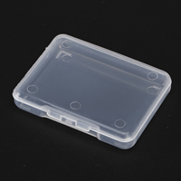 Jewelry Beads Container, Polypropylene(PP), Rectangle, 68x52x11mm, Sold By PC