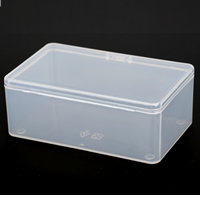 Коробка для хранения, Полипропилен(PP), Прямоугольная форма, 105x65x40mm, продается PC