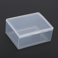Jewelry Beads Container, Polypropylene(PP), Rectangle, 55x43x22mm, Sold By PC