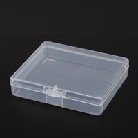 Jewelry Beads Container, Polypropylene(PP), Rectangle, 73x63x16mm, Sold By PC