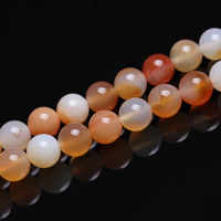 Brazil Agate Beads, Round, natural, different size for choice, Hole:Approx 1mm, Sold Per Approx 15 Inch Strand