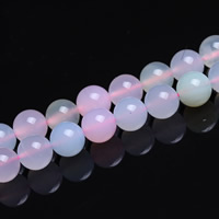 Morganite Beads, Round, natural, different size for choice, Hole:Approx 1mm, Sold Per Approx 15 Inch Strand