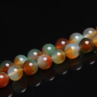Malachite Agate Beads Round Approx 1mm Sold Per Approx 15 Inch Strand