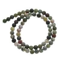 Indian Agate Beads Round Approx 1mm Sold Per Approx 15 Inch Strand