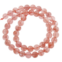 Cherry Quartz Beads Round Approx 1mm Sold Per Approx 15 Inch Strand