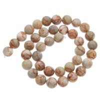 Network Stone Beads, Round, different size for choice, red, Hole:Approx 1mm, Sold Per Approx 15 Inch Strand