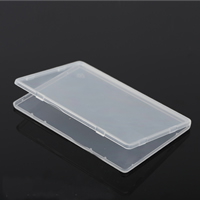 Jewelry Beads Container, Polypropylene(PP), Rectangle, 91x60x5mm, 500PCs/Lot, Sold By Lot