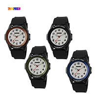 SKmei® Men Jewelry Watch, Silicone, with Plastic & Stainless Steel, more colors for choice, 42x46mm, Length:Approx 10 Inch, Sold By PC