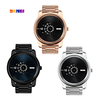 SKmei® Men Ékszer Watch, Cink ötvözet, -val Üveg, galvanizált, több színt a választás, nikkel, ólom és kadmium mentes, 52x61mm, Hossz Kb 10.6 inch, Által értékesített PC