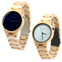 Redear® Women Jewelry Watch, Maple, with Glass & Stainless Steel, plated, natural & for woman, more colors for choice, 42x11mm, Length:Approx 7.5 Inch, Sold By PC