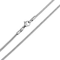 Stainless Steel Chain Necklace original color 1.50mm Sold Per Approx 24 Inch Strand