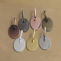 Brass Lever Back Earring Blank Flat Round plated nickel lead & cadmium free 10-25mm Sold By Bag