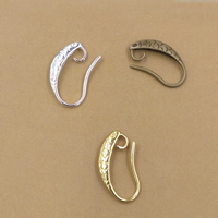 Brass Hook Earwire, plated, more colors for choice, nickel, lead & cadmium free, 16x9mm, 100PCs/Bag, Sold By Bag