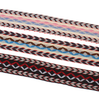 Cuerda de Nylon, cordón de nylon, Rectángular, más colores para la opción, 23x1mm, 90patiospatio/Bolsa, Vendido por Bolsa