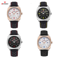 PU Leather, with Glass & Tibetan Style, plated, adjustable & for man, more colors for choice, nickel, lead & cadmium free, 41mm, Length:Approx 9 Inch, Sold By PC