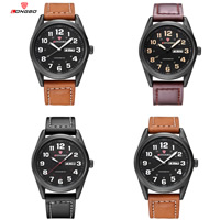 PU Leather, with Glass & Tibetan Style, plated, adjustable & for man, more colors for choice, nickel, lead & cadmium free, 42mm, Length:Approx 9.8 Inch, Sold By PC