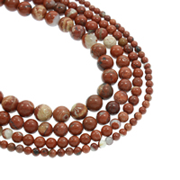 Red Jasper Beads Round natural Approx 1mm Sold Per Approx 15.5 Inch Strand