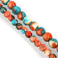 Dyed Jade Beads, Round, different size for choice & faceted, Length:Approx 16 Inch, Sold By Lot